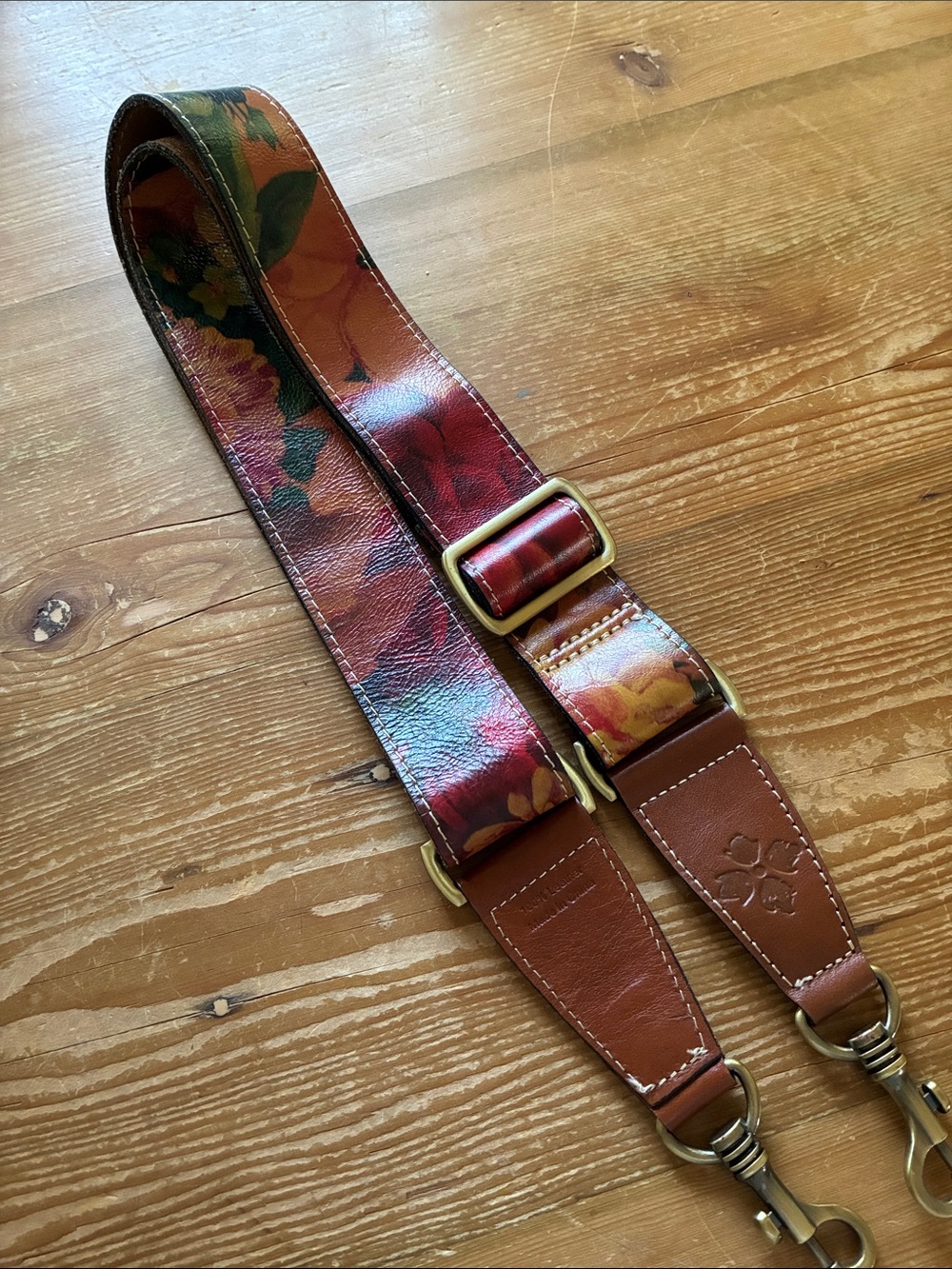 Patricia Nash Multi Color Floral Guitar Bag Strap - Adjustable - New w/out Tags